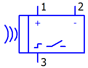 2 symbol elektryczny czujnik akustyczny